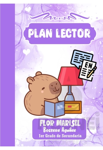 Capibara Portada Lila Plan Lector